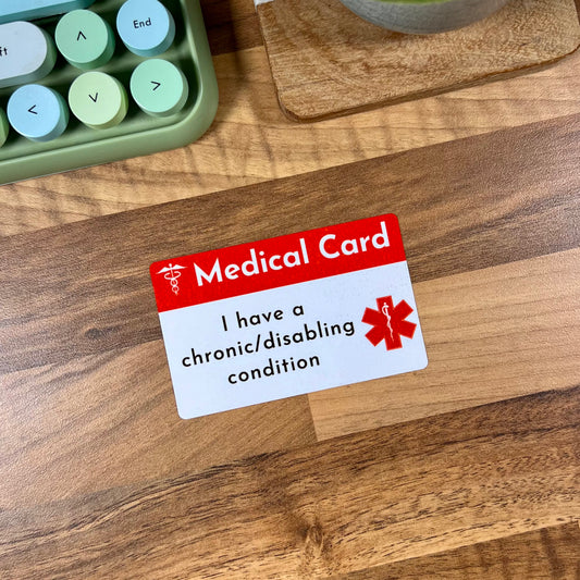 Custom Medical Card (Please read description!)