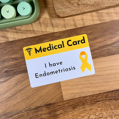 Endometriosis Medical ID Card