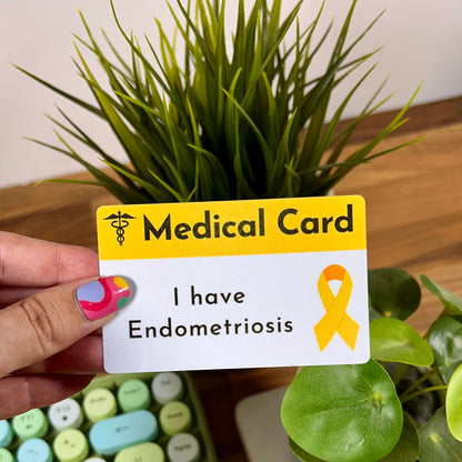 Endometriosis Medical ID Card