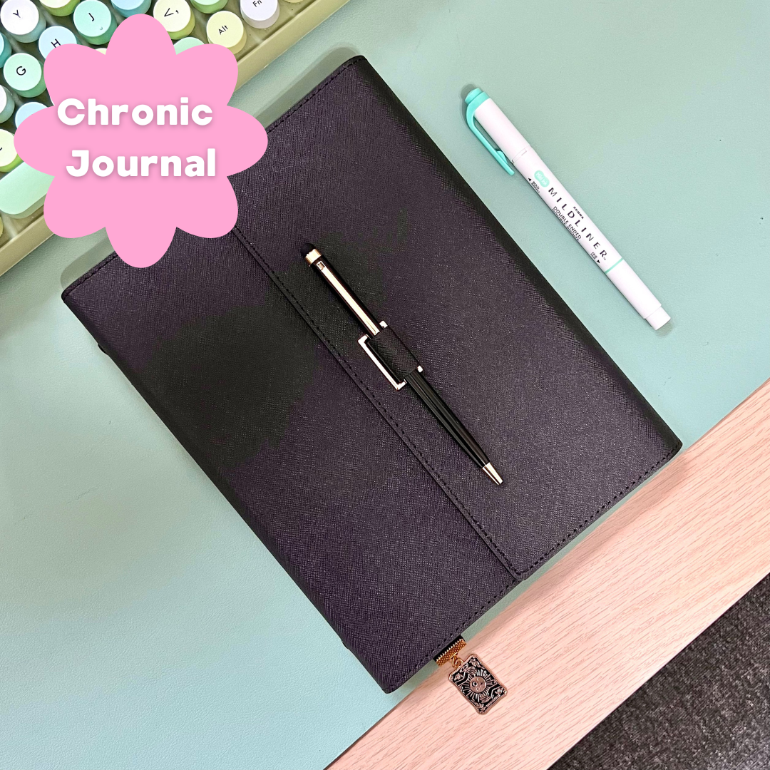 Symptom Journal for All Conditions A5 Black